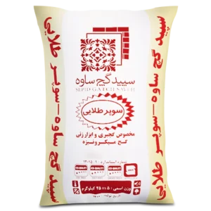 گچ سوپر طلایی سپید گچ ساوه