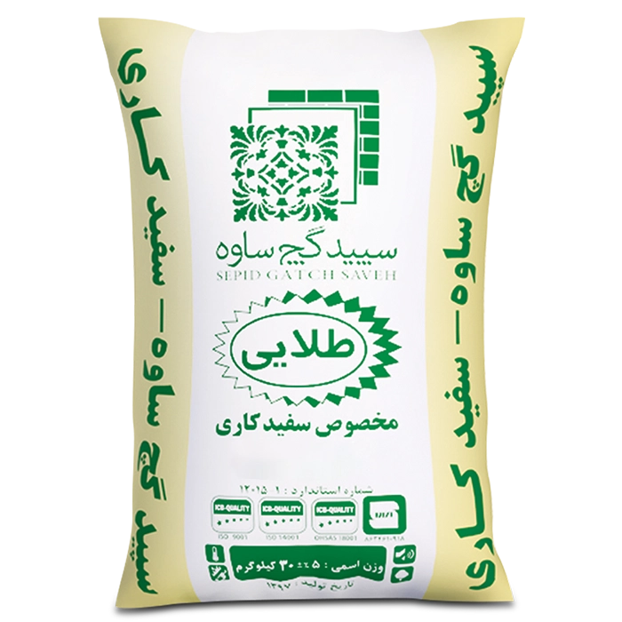 گچ طلایی سپید گچ ساوه